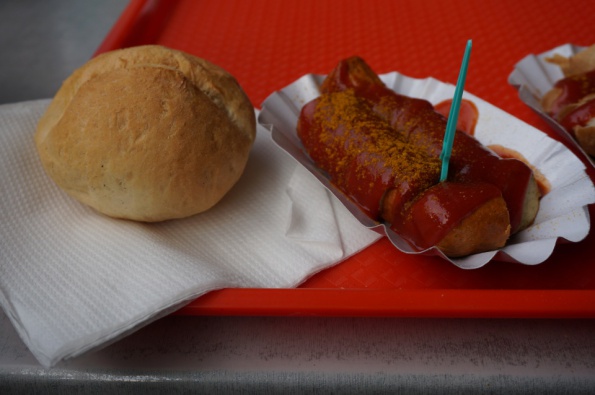 Vegan Curryworst bij Konnopke's Imbiß